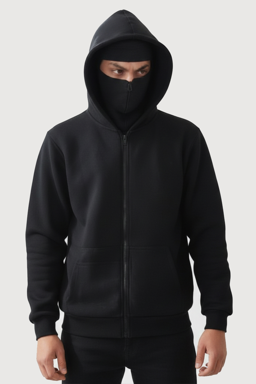 Black Ninja Hoodie - Image 2