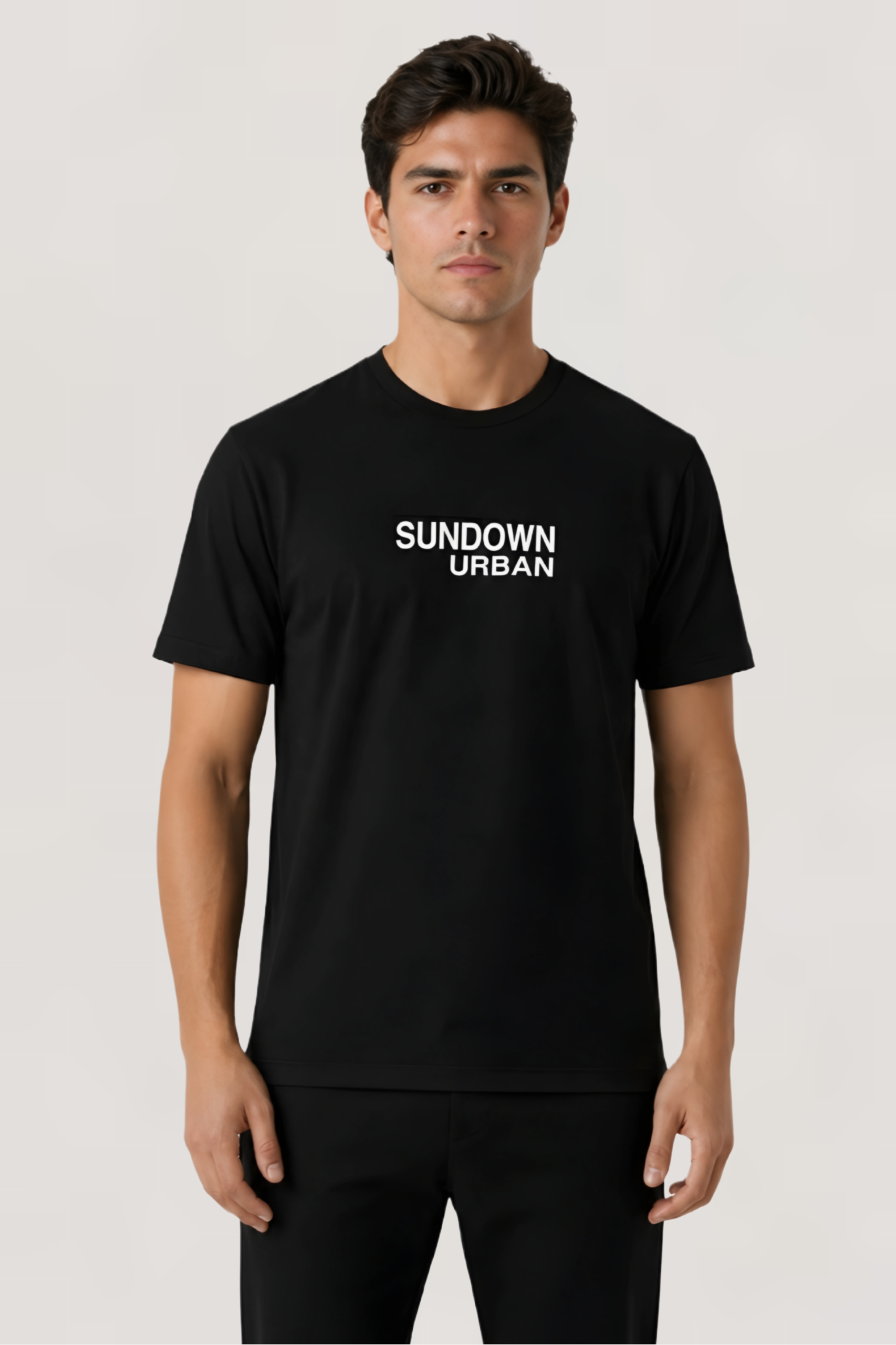 Black Graphic T-Shirt | Sundown Urban Premium Streetwear Style - Image 2