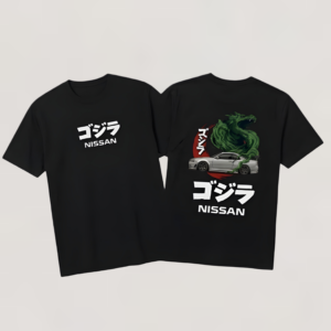Godzilla Skyline Graphic T-Shirt – JDM Streetwear Edition