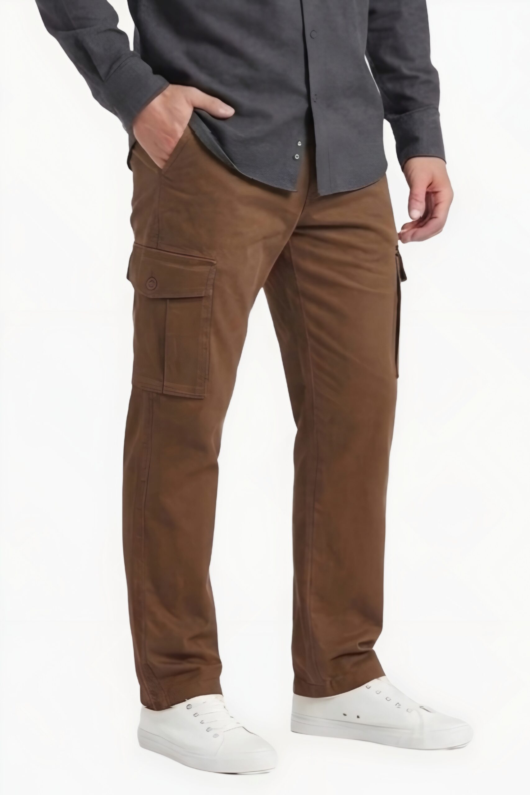 Essential Cargo Pants – Brown
