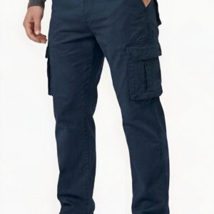 Essential Cargo Pants – Navy Blue