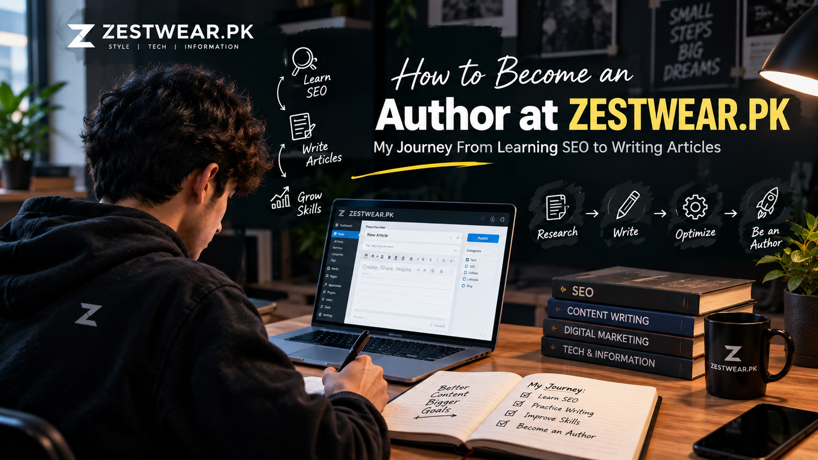 How I Became an Author at ZESTWEAR.PK