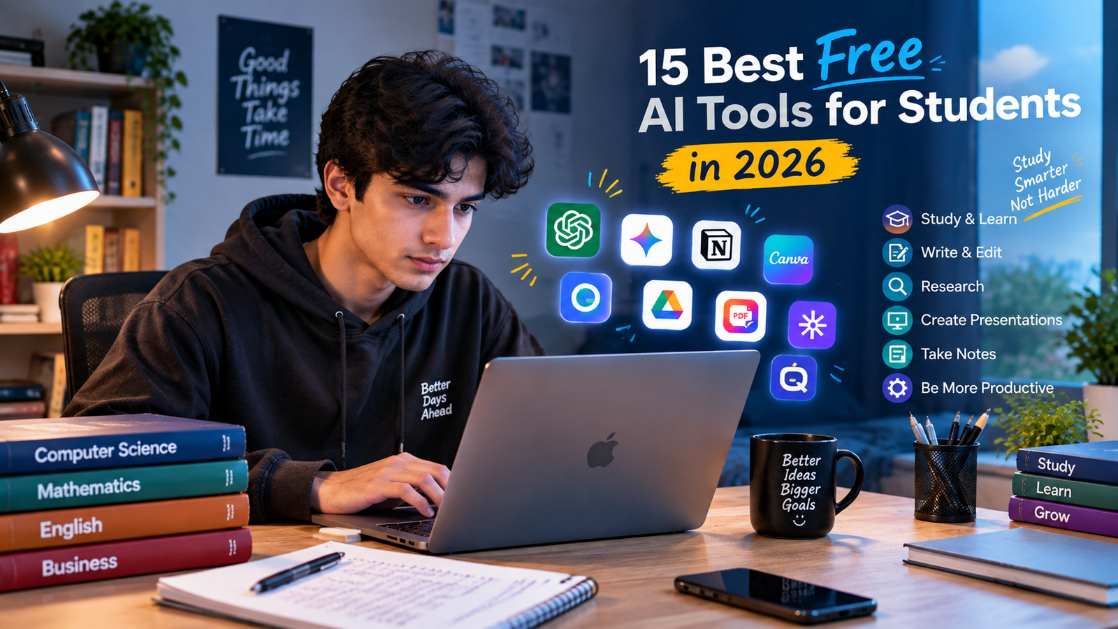 15 Best Free AI Tools for Students in 2026