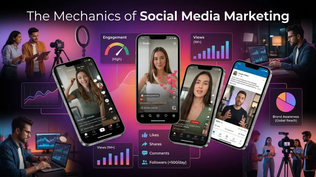 The Mechanics of Traditional Social Media Marketing