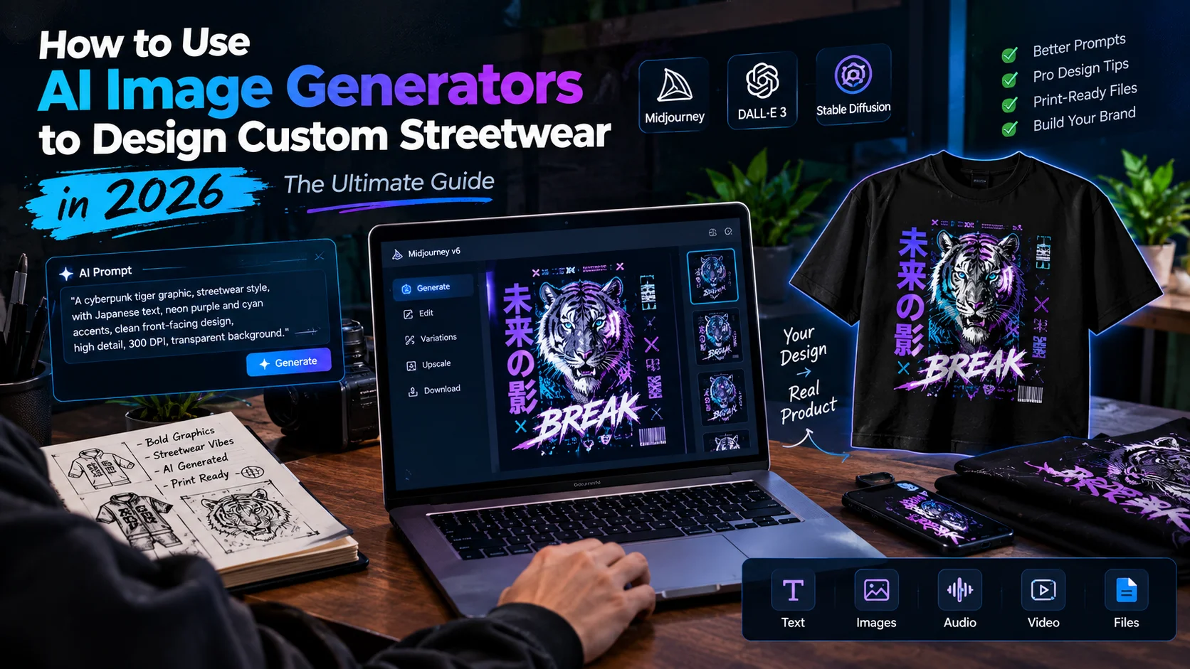 How to Use AI Image Generators to Design Custom Streetwear in 2026: The Ultimate Guide