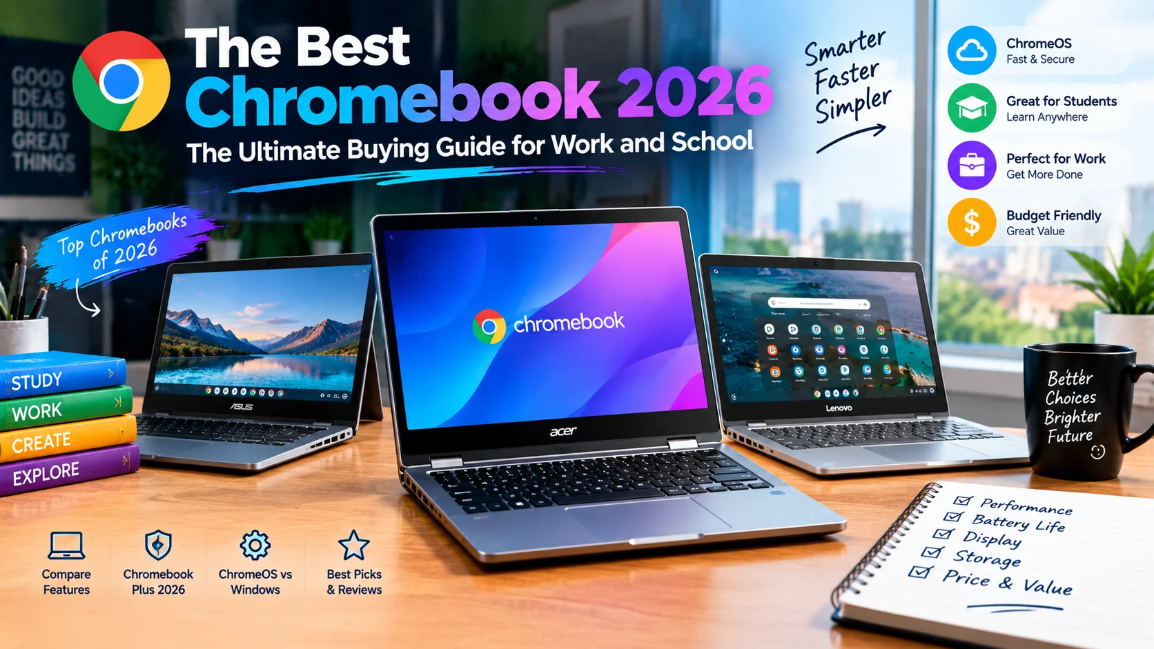 The Best Chromebook 2026: The Ultimate Buying Guide for Work and School