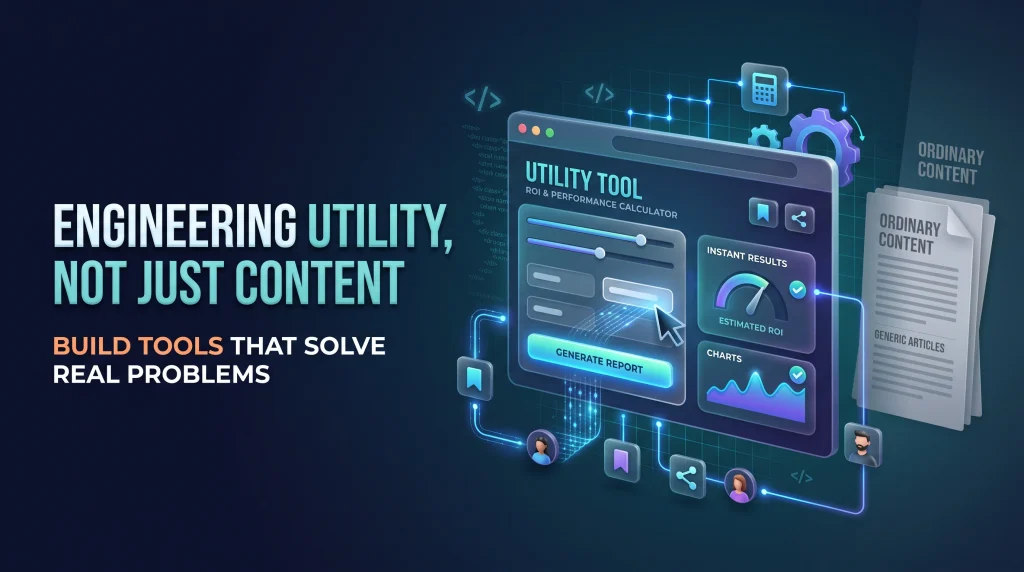 Engineering Utility Instead of Content