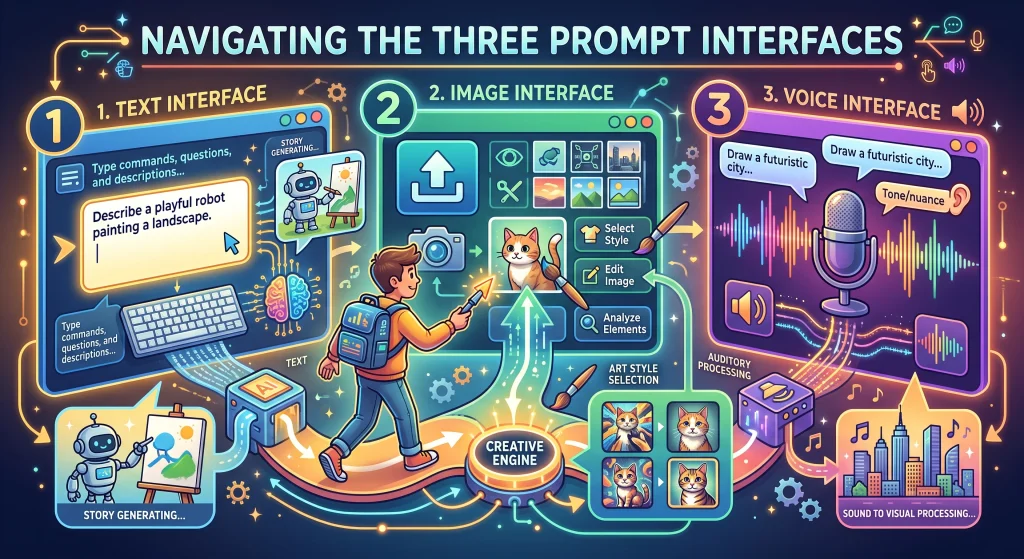 Navigating the Three Prompt Interfaces