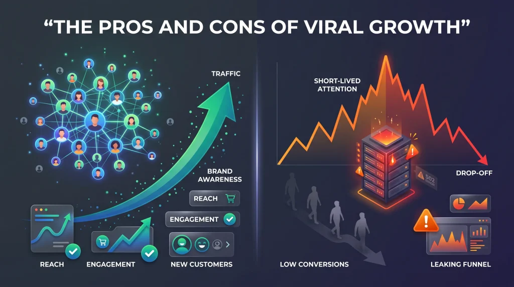 The Pros and Cons of Viral Growth