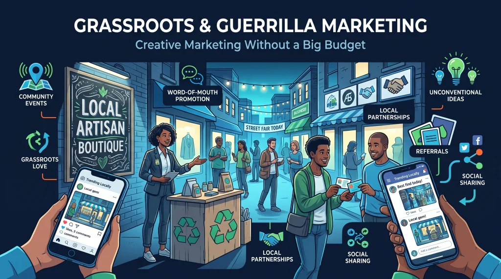 Embrace Grassroots and Guerrilla Marketing