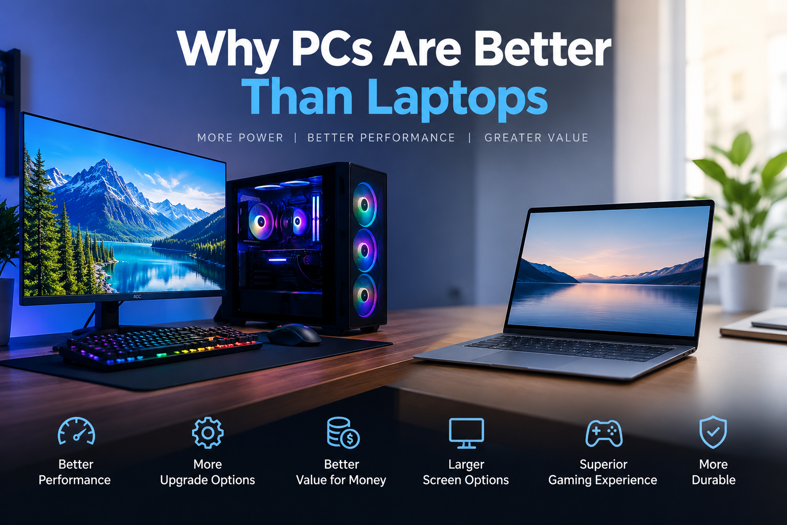Why PCs Are Better Than Laptops