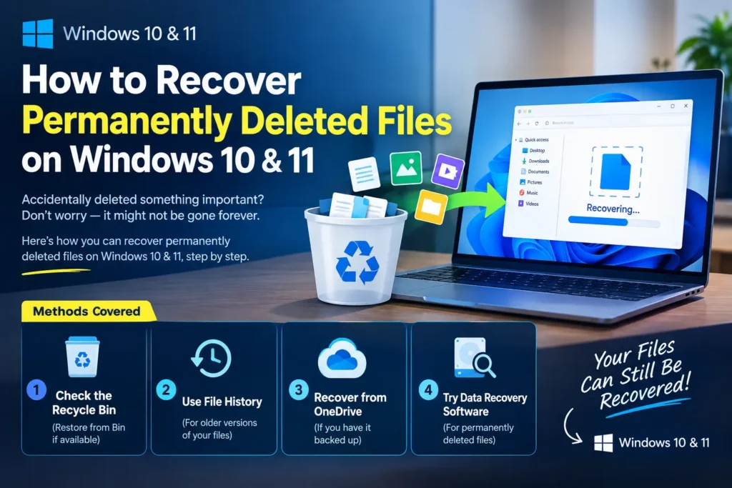 How to Recover Permanently Deleted Files on Windows 10 & 11