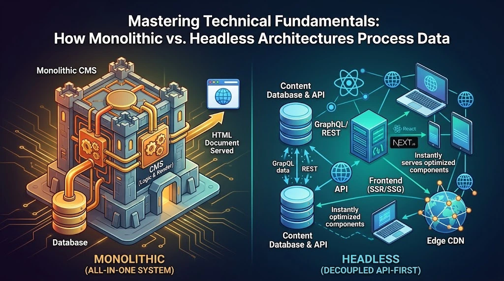 Monolithic CMS vs Master Headless Architecture. in 2026